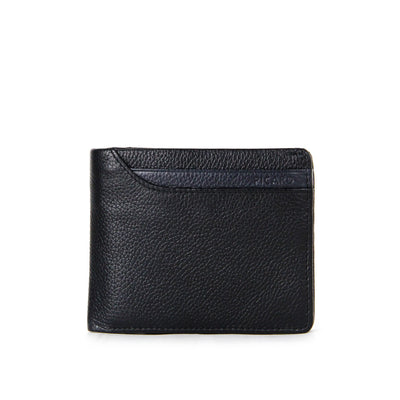 Picard Cologne Men's Leather Wallet with Card Window and Coin Pouch (Black)