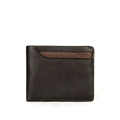 Picard Cologne Men's Leather Wallet with Card Window and Coin Pouch (Cafe)