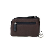 Picard Dallas Leather Coin Pouch with Key Ring (Khaki)