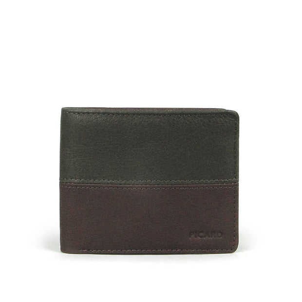 Picard Dallas Men's Leather Wallet with Card Window and Coin Pouch