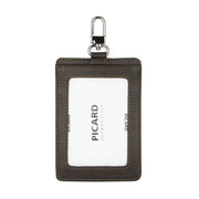 Picard Digi Men's Leather Pass Case and Neck Strap Set (Cafe)