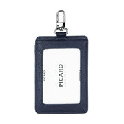 Picard Digi Men's Leather Pass Case and Neck Strap Set (Cafe)