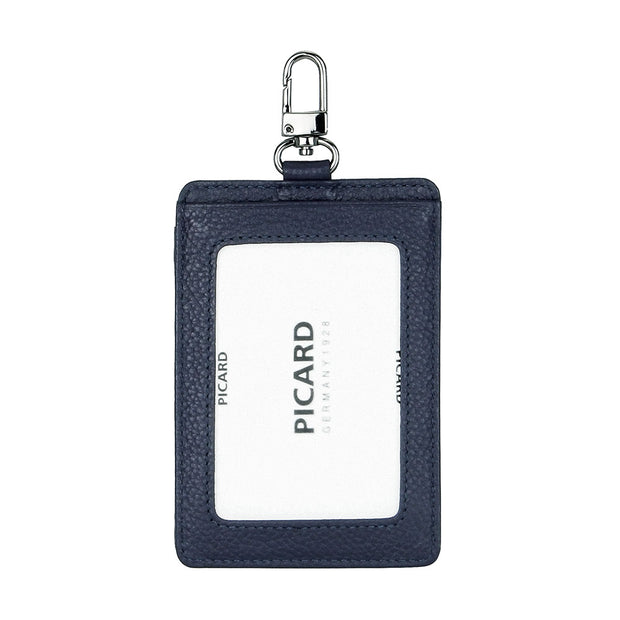 Picard Digi Men's Leather Pass Case and Neck Strap Set (Cafe)