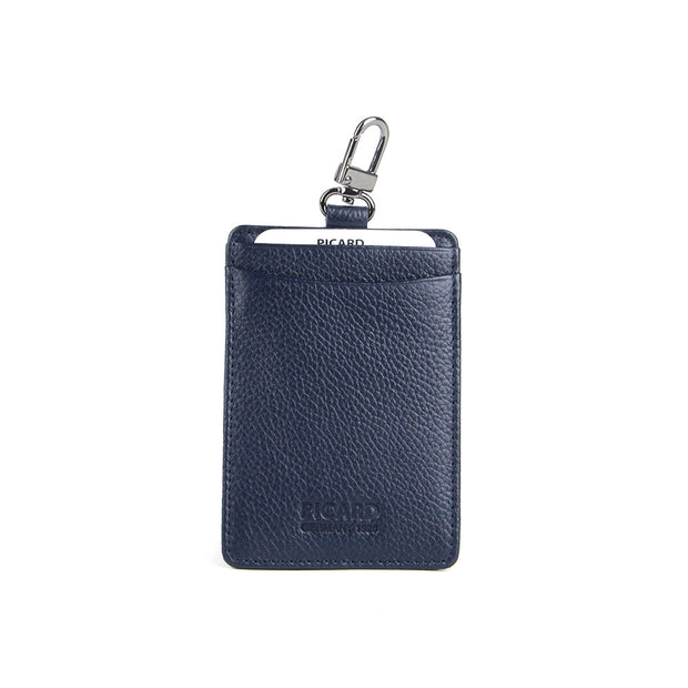 Picard Digi Men's Leather Pass Case and Neck Strap Set (Cafe)