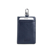 Picard Digi Bifold Leather Pass Case and Neck Strap Set (Navy)