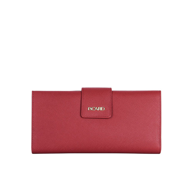 Picard Lauren Ladies Long Leather Wallet (Red)