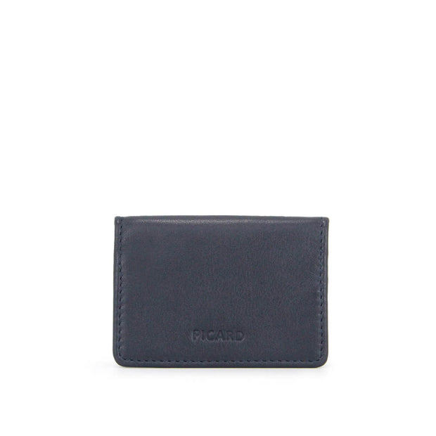 Picard Loaf Men's Leather Coin Pouch   (Navy)