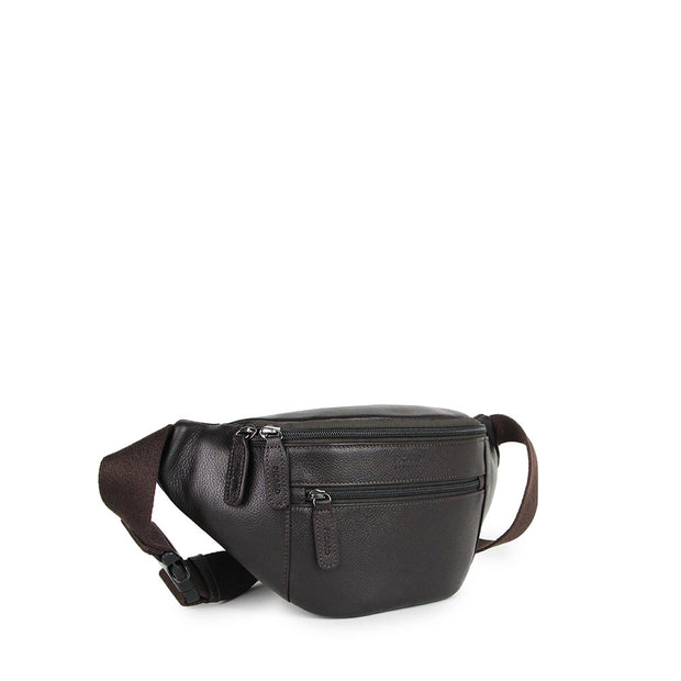 Picard Mobile Men's Leather Waist Pouch (Cafe)