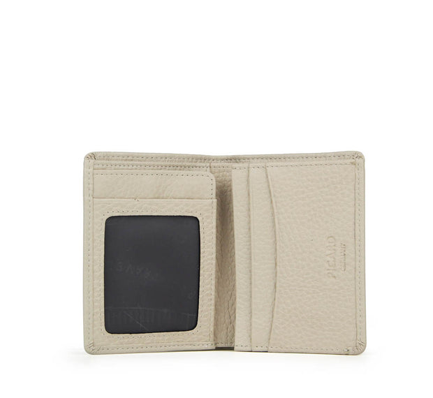 Picard Pure Two-Fold  Small Ladies Leather Wallet (Beige)