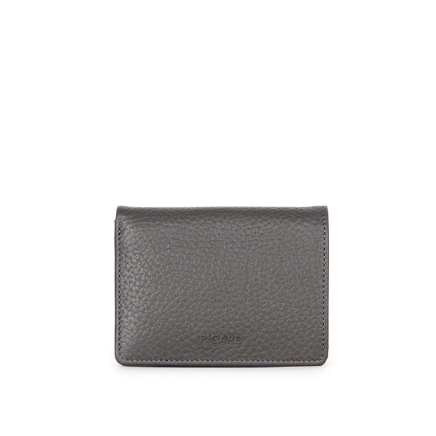 Picard Pure Two-Fold  Small Ladies Leather Wallet (Grey)