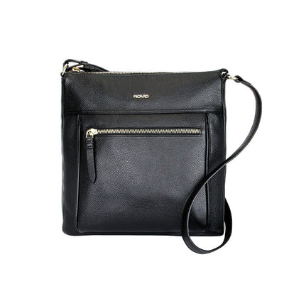Rhone Medium Ladies Leather Sling Bag (Black)