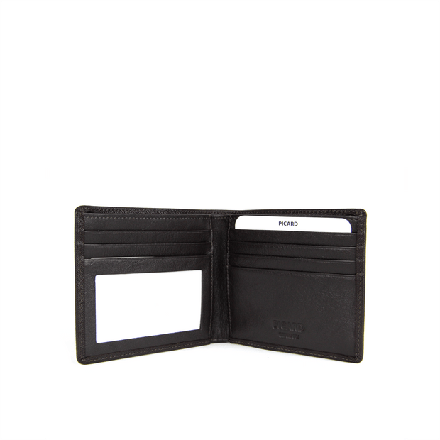Picard Saffiano Bifold Wallet with Card Window 004953