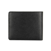 Picard Saffiano Men's Bifold Leather Wallet (Black)