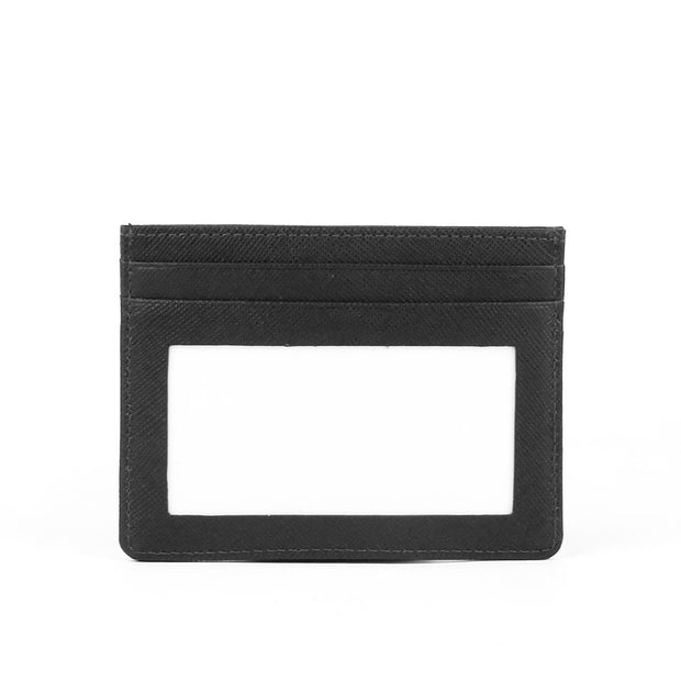 Picard Saffiano Men's Leather Card Holder (Black)