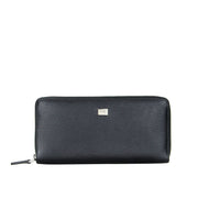 Picard Saffiano  Men's Long Leather Wallet (Black)