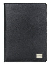 Picard Saffiano Men's Leather Passport  Holder (Black)