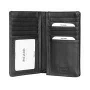 Picard Saffiano Men's Long Leather Wallet (Black)