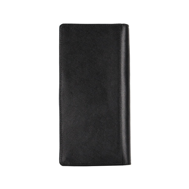 Picard Saffiano  Men's  Long Leather Wallet (Black)