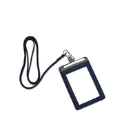 Picard Saffiano Leather Lanyard with Cardholder (Navy)