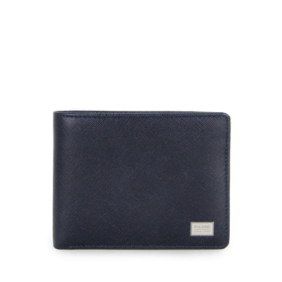 Picard Saffiano Men's Billfold Wallet with Coin Pouch
