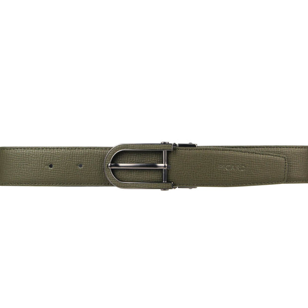 Picard Sean 35mm Stud Buckle Men's Leather Belt in Khaki (110cm)