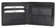 Picard Urban Men's Leather Wallet with Coin Pouch (Black)