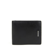 Picard Urban Men's Bifold Leather Wallet with Centre Flap and Window Slot (Black)