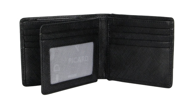 Picard Urban Bifold Men's Flap Leather Wallet with Card Window (Black)