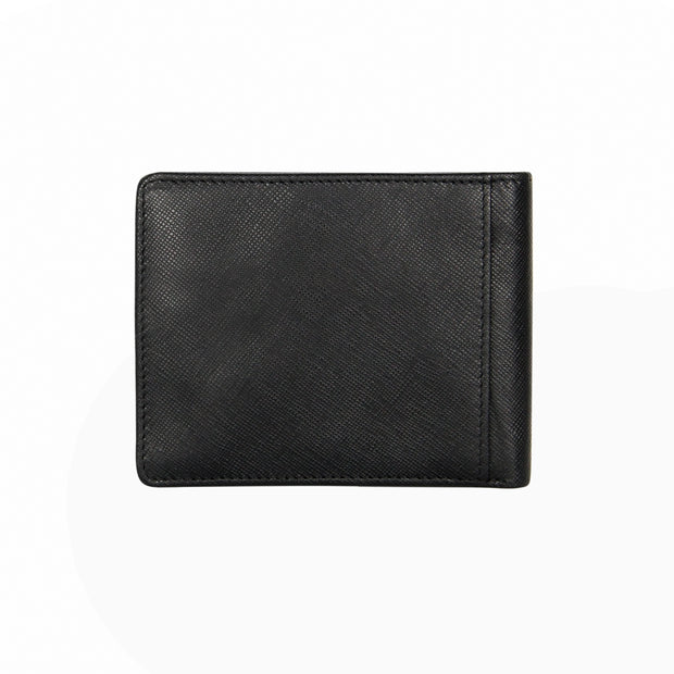 Picard Urban Bifold Men's Flap Leather Wallet with Card Window (Black)