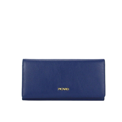 Picard Winchester Ladies Long Leather Wallet (Blue)
