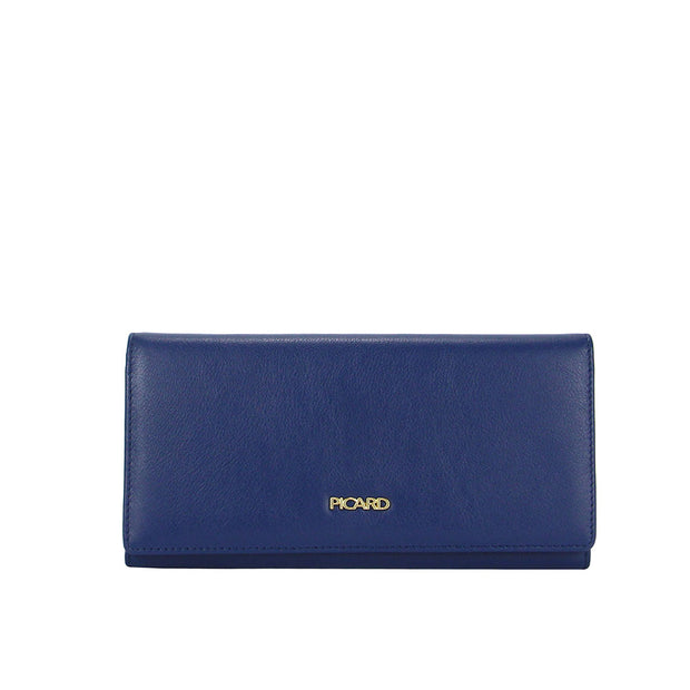 Picard Winchester Ladies Long Leather Wallet (Blue)