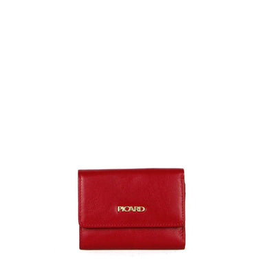 Picard Winchester Ladies Trifold Leather Wallet (Red)
