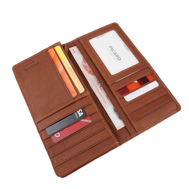 Picard Buffalo Long Leather Wallet (Tan-orange)