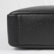 Picard Urban Men's Leather Shoulder Bag with Smart Functional Compartments and Durable and Comfortable Adjustable Strap (Black)