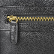 Picard Urban Men's Leather Shoulder Bag with Smart Functional Compartments and Durable and Comfortable Adjustable Strap (Black)