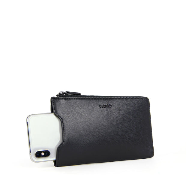 Picard Loaf Men's Leather Mobile Pouch (Black)