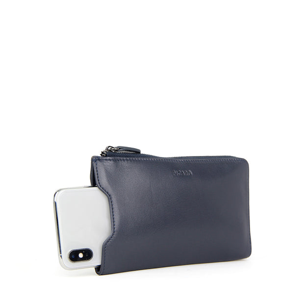 Picard Loaf Men's  Leather Mobile Pouch (Navy)